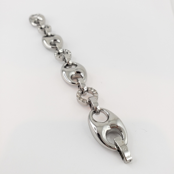 Ann Taylor Modern Statement Bracelet Silver - Picture 3 of 16